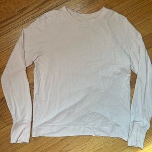 Athleta girl sweatshirt, size XL, light pink